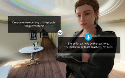 I learn foreign languages. In VR.