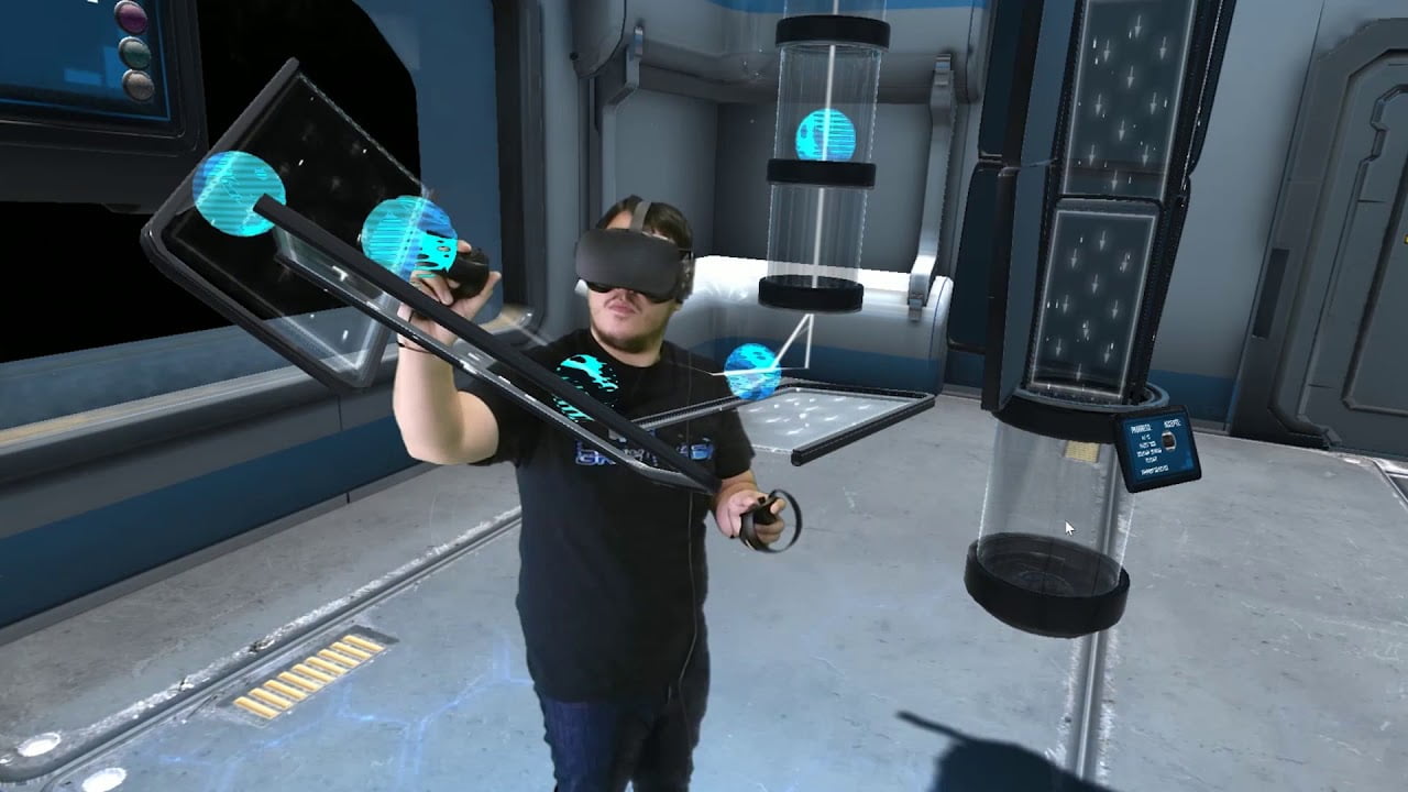 extraordinary VR that play with Giant Lazer